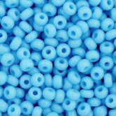 11/0 Preciosa Seed Beads Opaque Light Blue #34907